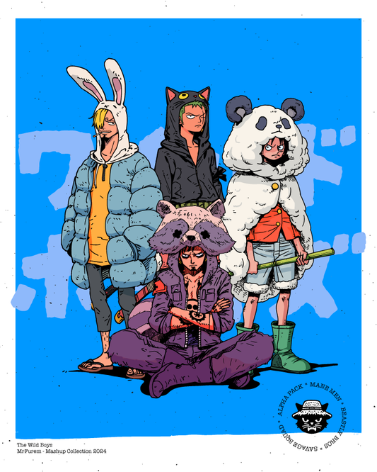 The Wild Boys - Furry Collection - One Piece Premium Matte Paper Poster