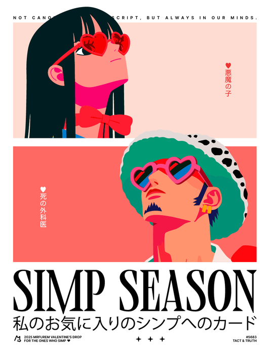 SIMP SEASON - PRINT - Devil Child & Surgeon - Fanart - 12x16in