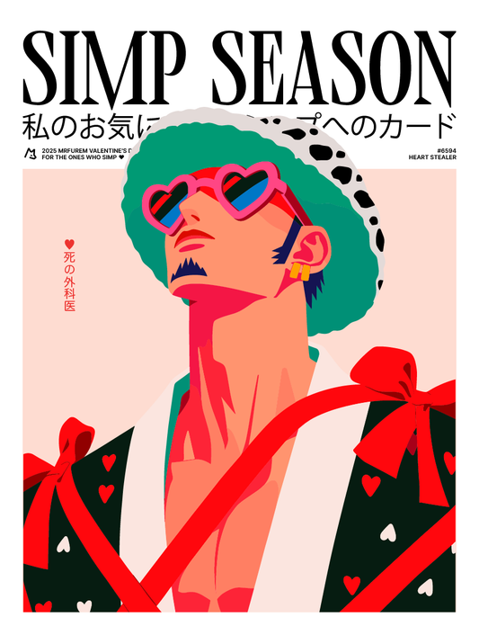 SIMP SEASON - PRINT - Law - Fanart - 12x16in - Portraits