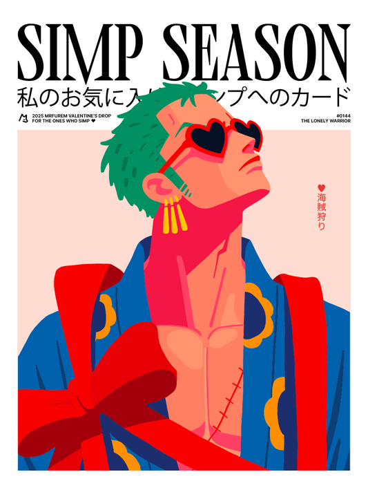 SIMP SEASON - PRINT - Zoro - Fanart - 12x16in - Portraits