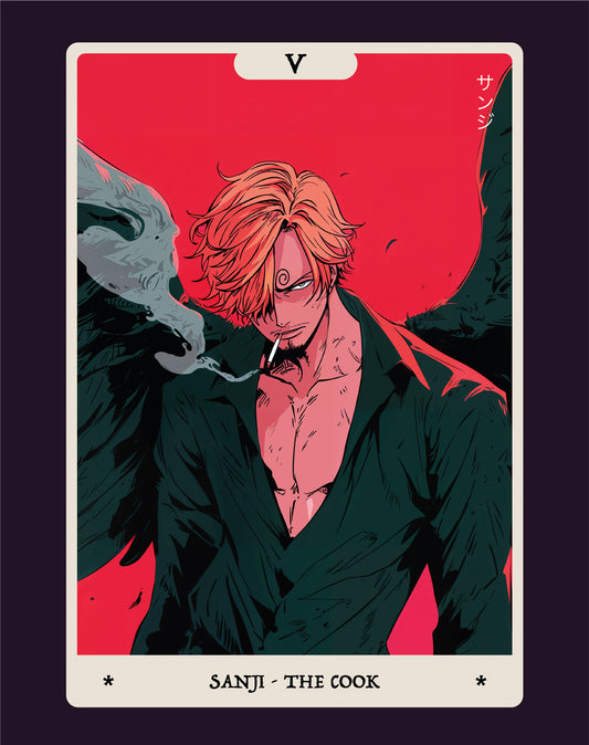 Sanji - The Cook, Angels & Demons Collection - Premium Matte Paper Poster