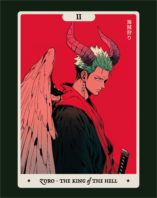 Zoro - The King of Hell, Angels & Demons Collection - Premium Matte Paper Poster